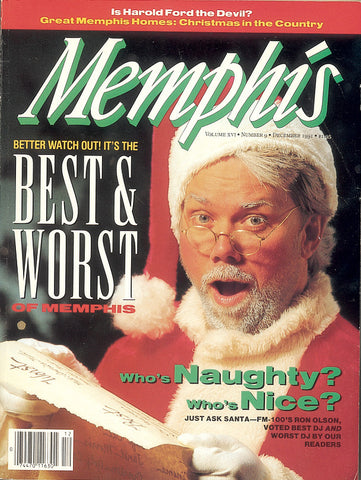 December 1991, Memphis magazine