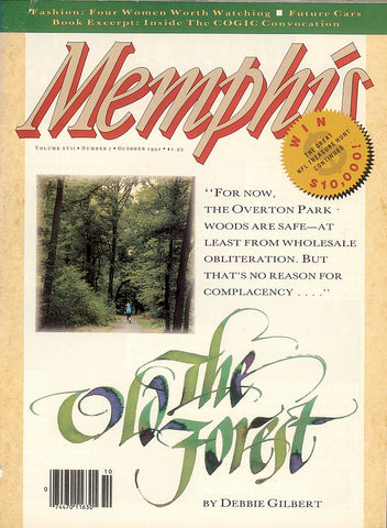 October 1992, Memphis magazine